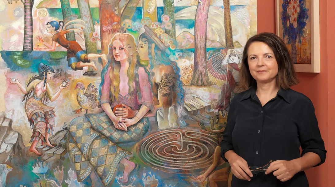 "Φυσάει o χρόνος στα όνειρα" με τους νέους πίνακες της Κάτιας Βαρβάκη