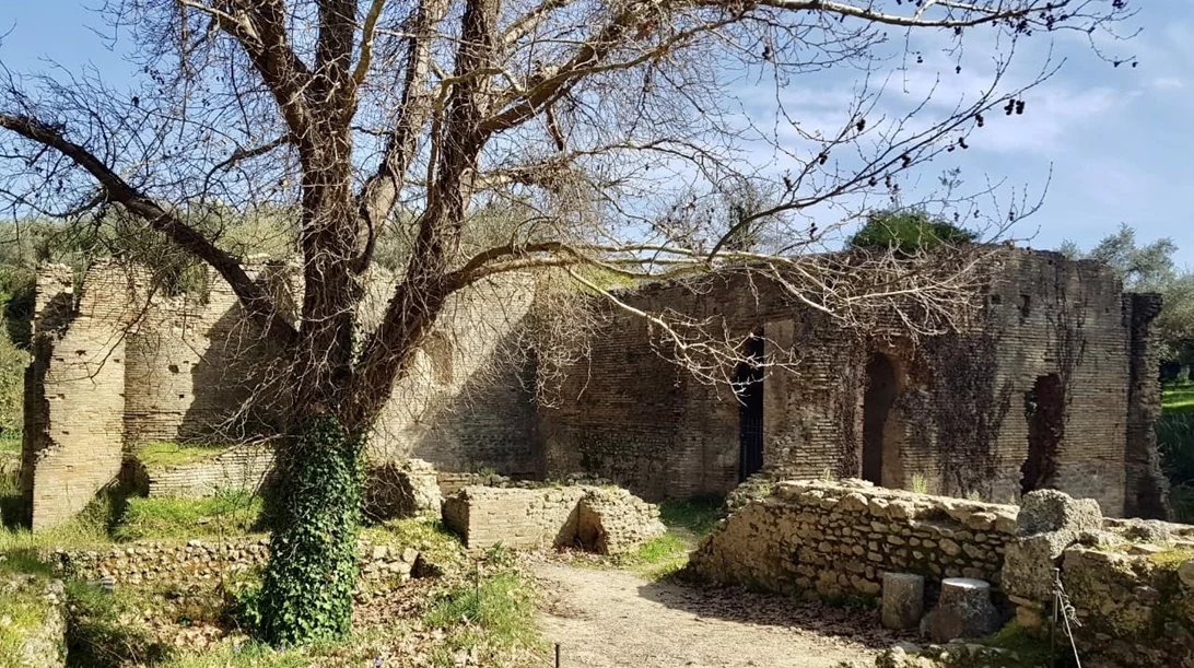 Εν εξελίξει η αποκατάσταση της "Οικίας του Νέρωνα" στην Αρχαία Ολυμπία