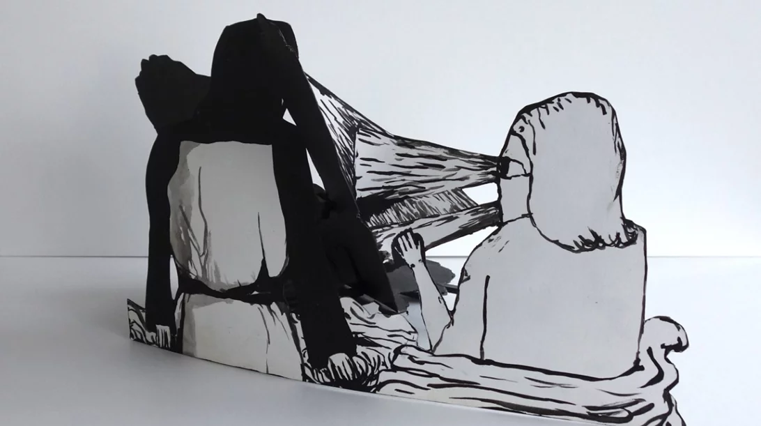 Αινιγματικές συνθέσεις από την Κατερίνα Χρηστίδη στην Πινακοθήκη Δήμου Αθηναίων