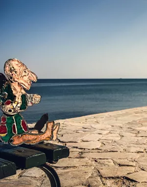 Ο Καραγκιόζης του Τάσου Κώνστα στον Φλοίσβο