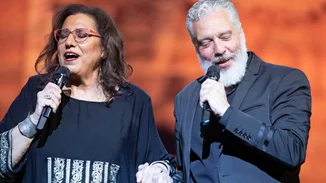 Η Μαρία Φαραντούρη και ο Τάσης Χριστογιαννόπουλος στο Μέγαρο Μουσικής Αθηνών