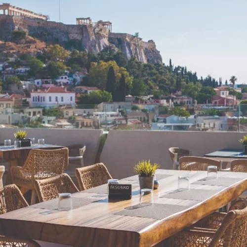 "Τhea Terrace bar-restaurant"