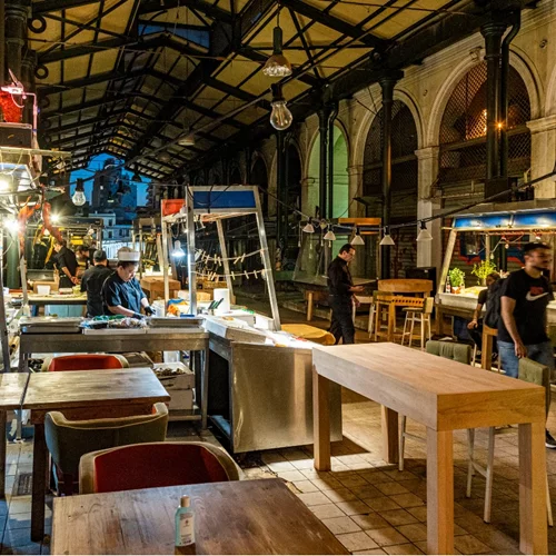 Πάρτι στην ψαραγορά στο "Hasapika Central Market"