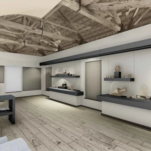 Σε πλήρη εξέλιξη τα έργα δημιουργίας Αρχαιολογικού Μουσείου και αποκατάστασης της Παναγίας Χωριανής στη Χάλκη