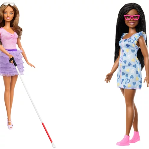 Η Barbie® παρουσιάζει την πρώτη κούκλα με προβλήματα όρασης και μια μαύρη κούκλα με σύνδρομο Down