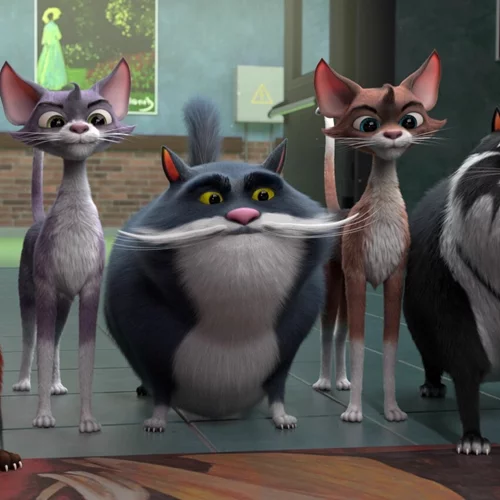 Γάτες στο Μουσείο