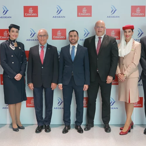 AEGEAN και Emirates επεκτείνουν τη συνεργασία τους προσθέτοντας το δρομολόγιο Αθήνα - Νέα Υόρκη