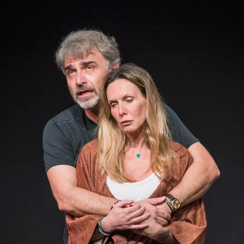 "Εγώ, εγώ... κι εγώ": Φάνης Μουρατίδης και Εβελίνα Παπούλια στις πρόβες της νέας τους παράστασης