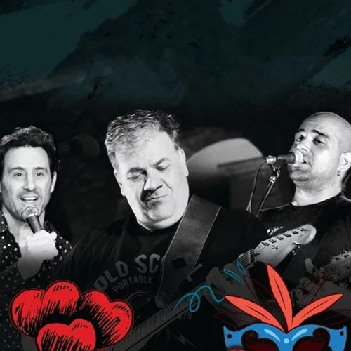 "Έρωτας και Απόκριες": Σταρόβας, Ελευθερίου και Κωνσταντόπουλος γιορτάζουν στον Σταυρό του Νότου