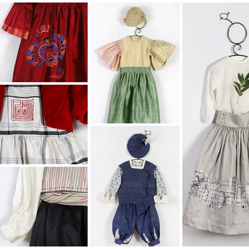 "Κέντησα κλωστή-κλωστή τον δικό μου μύθο...": Χειροποίητα παιδικά ρούχα γίνονται έργα τέχνης στο Ελληνικό Ίδρυμα Πολιτισμού