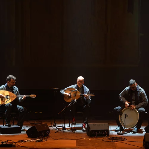 To τρίο του Κυριάκου Καλαϊτζίδη συναντά τη σπουδαία Λιβανέζα τραγουδίστρια Ghada Shbeir