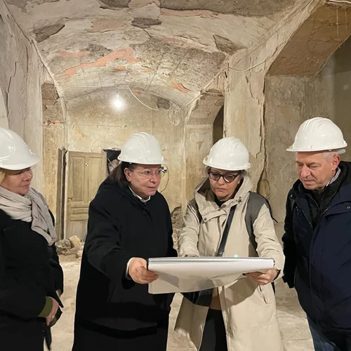 Ελληνικό Ωδείο Αθηνών: Αυτοψία της Υπ. Πολιτισμού στο έργο αποκατάστασης του Μεγάρου Prokesch von Osten