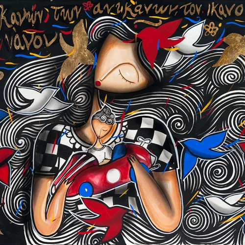 "Sonke Solo Exhibition": Ο Sonke δημιουργεί μελαγχολικές αλληγορίες μέσα από τις street art δημιουργίες του