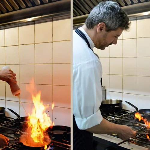 Ο Μανώλης Παπουτσάκης φιλοσοφεί για τη φωτιά με το βλέμμα στο "Pharaoh"