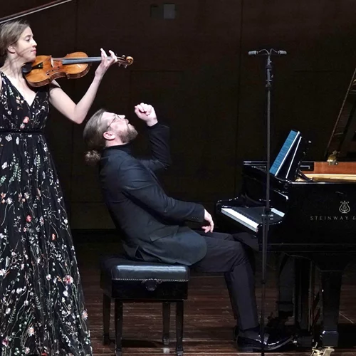 Εντυπωσιακά ρεσιτάλ βιολιού-πιάνου εκλεκτών Ευρωπαίων σολίστ (Φρανγκ/Καζούχιν και Νόρντιο/Σορτίνο) στο Μέγαρο