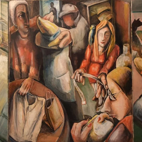 Η αίθουσα τέχνης "Αστρολάβος-Δεξαμενή" παρουσιάζει δύο εκθέσεις ζωγραφικής με επίκεντρο τον άνθρωπο