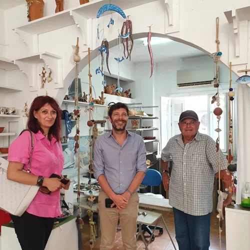 Η αγγειοπλαστική στο επίκεντρο της επίσκεψης του Υφυπουργού Πολιτισμού και Αθλητισμού Νικόλα Γιατρομανωλάκη στη Σίφνο