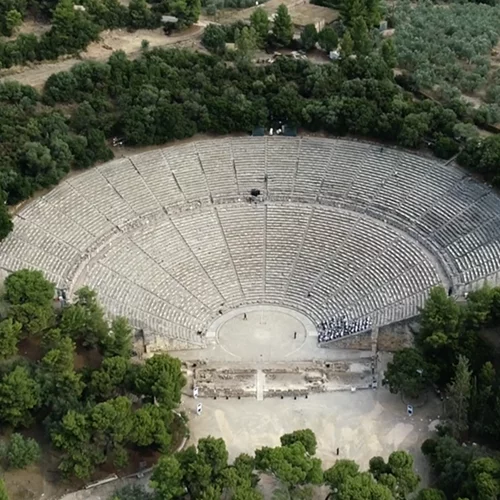Διάλεξη για τα αρχαία θέατρα του Διονύσου και της Επιδαύρου στο Μέγαρο