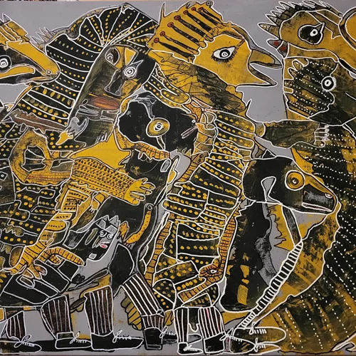 "Περιπλανήσεις της φαντασίας": Ζωγραφική που πατά στην ελληνική κουλτούρα και συγκεφαλαιώνει τον πολιτισμικό πλούτο των λαών