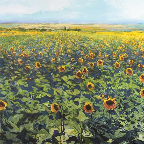 Τα "Ηλιοτρόπια" του Μίλτου Γκολέμα στη γκαλερί "Ζουμπουλάκη"