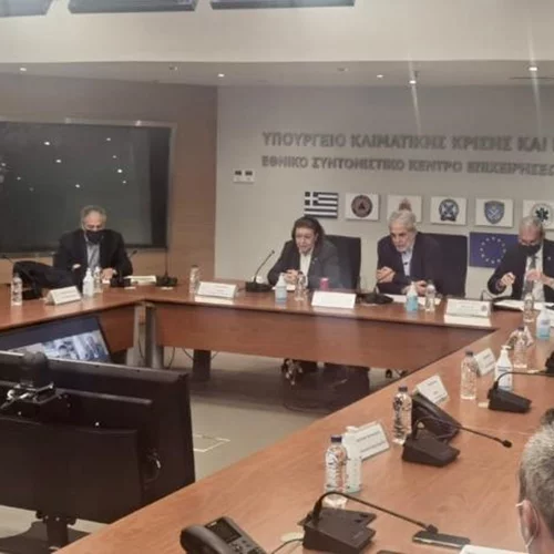 Συζήτηση της Υπουργού Πολιτισμού για τη αντιπυρική θωράκιση 11 αρχαιολογικών χώρων