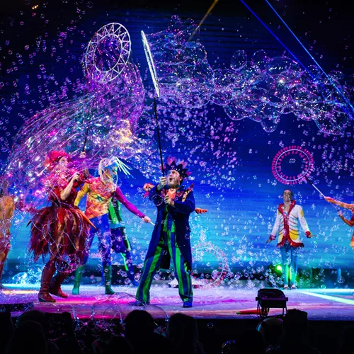 Underwater Bubble Show