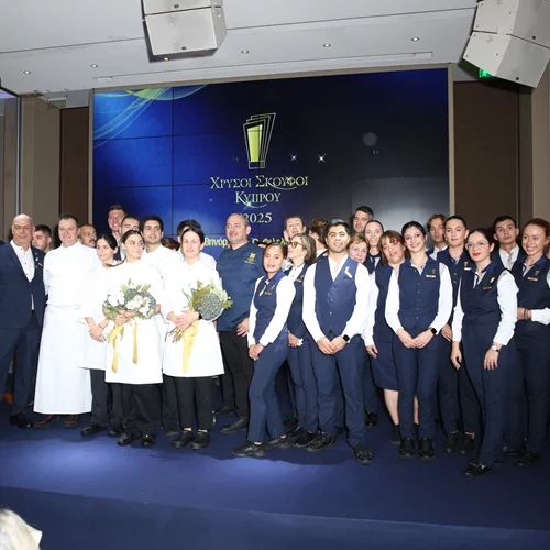 Όλα όσα έγιναν στην τελετή απονομής των γαστρονομικών βραβείων Χρυσοί Σκούφοι Κύπρου 2025