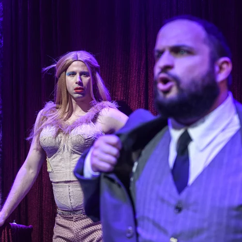 Μπλε καστόρινα παπούτσια