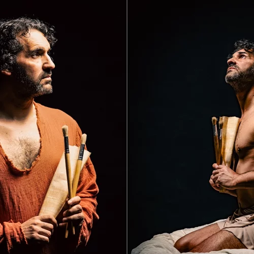 Ο "Βιτρούβιος" του Ντα Βίντσι γίνεται θεατρικός ήρωας στο Θέατρο της Ανωτάτης Σχολής Καλών Τεχνών