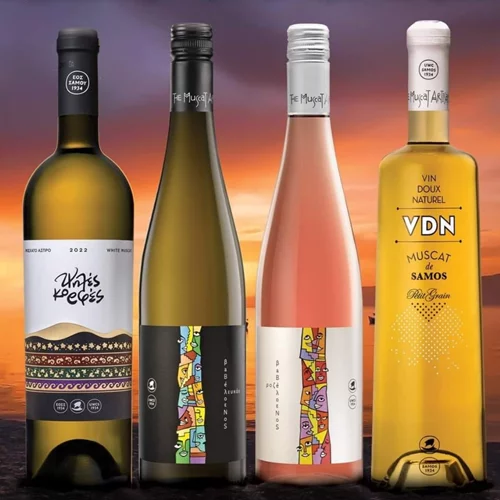 Τα κρασιά του ΕΟΣ Σάμου διακρίνονται με τέσσερα διαμαντένια βραβεία