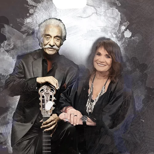 Ο Κώστας Χατζής με την Ελπίδα στη "Σφίγγα"