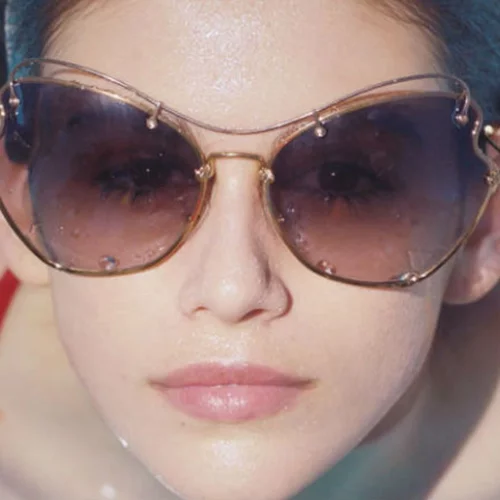 Kaia Gerber για τη Miu Miu 