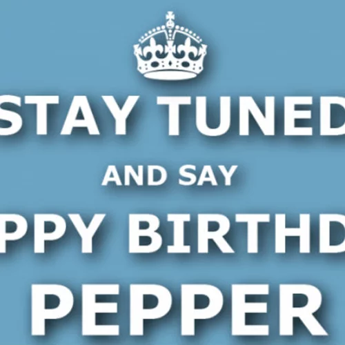 Happy Birthday, Pepper!