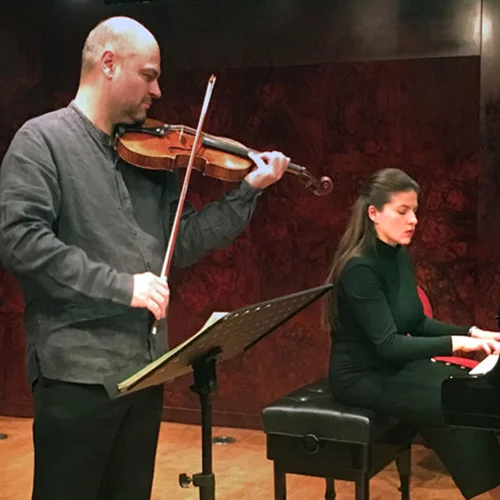 Βιολί και πιάνο ex aequo: για τα ρεσιτάλ Γραμματικόπουλου/Καρποδίνη & Κοκολάνη/Νταφέκα 