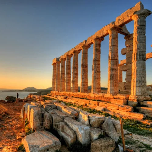 Στο Σούνιο η Ολυμπιακή Φλόγα | Κλειστός ο αρχαιολογικός χώρος για το κοινό