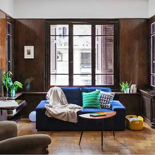 Ένα μεσοπολεμικό διαμέρισμα στην Ομόνοια ενώνει άψογα το Bauhaus με την τελετουργία