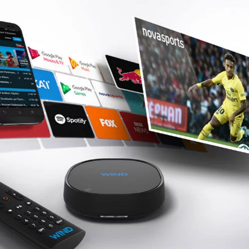 «Wind Vision»: Netflix και 60 κανάλια στη νέα τηλεόραση της Wind