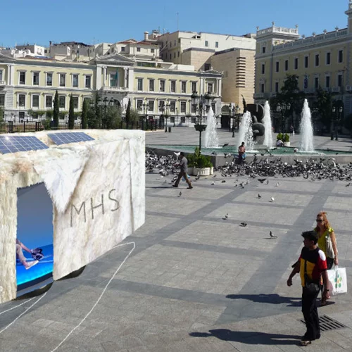 «Microclimatic Heat Shelter»: Μια κινητή μονάδα δροσιάς γυρνά το κέντρο της Αθήνας