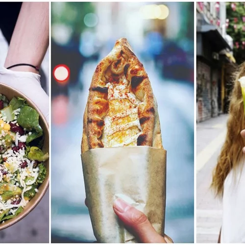 Σε ποιον πεζόδρομο του κέντρου βολτάρεις με φαΐ και ποτό στο χέρι;