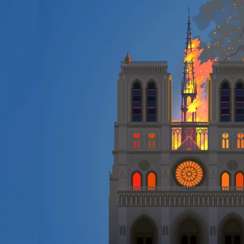 Δάκρυα για την Παναγία των Παρισίων