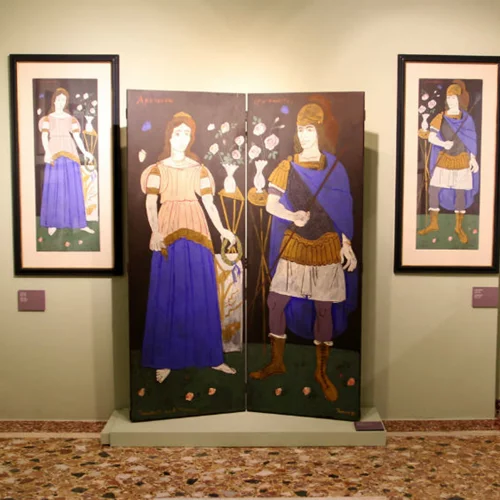 Πίνακες Τσαρούχη, μουσική Χατζιδάκι και αύρα μεσοπολέμου στο Ίδρυμα Κυδωνιέως αυτό το καλοκαίρι