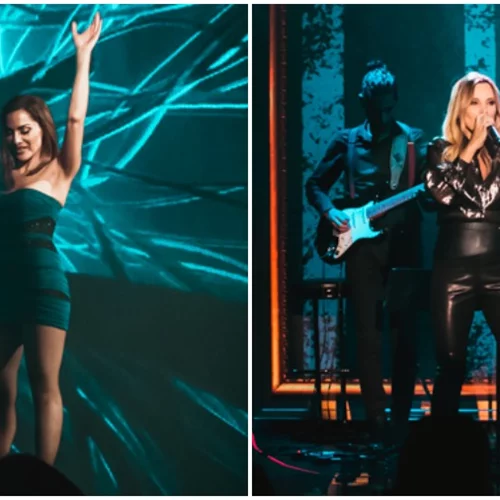 Δέσποινα Βανδή και η Πέγκυ Ζήνα φωτίζουν την Ιερά Οδό