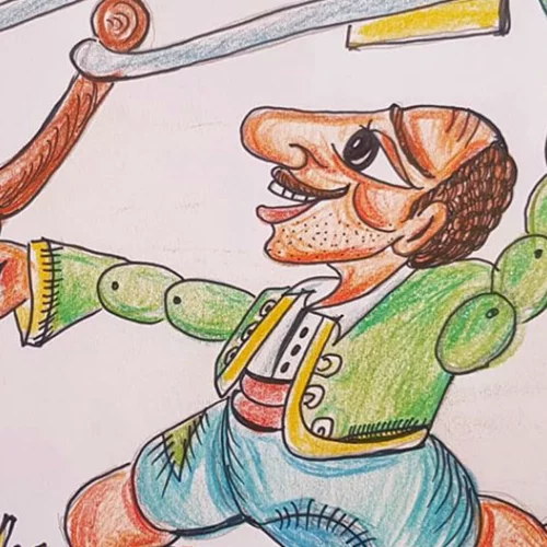 Ζωγραφίστε το δικό σας Καραγκιόζη