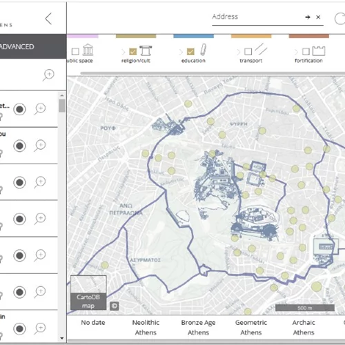 Μια καινοτόμα ψηφιακή πλατφόρμα αποκαλύπτει τον άγνωστο ιστό της αρχαίας Αθήνας