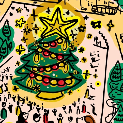 Η πλατεία Συντάγματος φορά τα γιορτινά της!