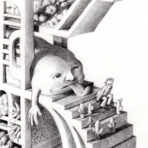 Ένας γραφίστας πειραματίζεται με το πρωτοποριακό κίνημα του Λεττρισμού