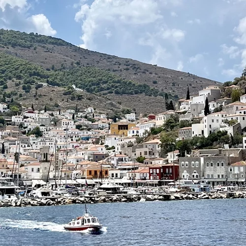 Ύδρα για 72 ώρες. Maurizio Cattelan και παλαμίδα με περγαμόντο