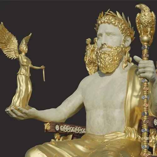 Το χρυσελεφάντινο άγαλμα του Δία ξαναζωντανεύει στην Αρχαία Ολυμπία