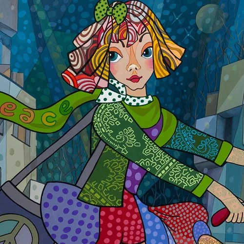 Δύο σύγχρονοι καλλιτέχνες ζωγραφίζουν την αισιόδοξη πλευρά της ζωής