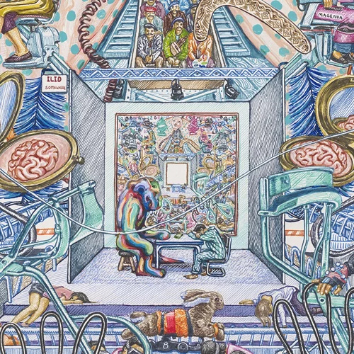 Στη νέα του ζωγραφική έκθεση, ο Ηλίας Καφούρος γίνεται ένας "Impersonal Trainer"